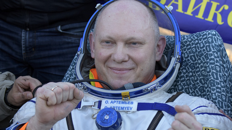 cosmonaut Oleg Artemyev