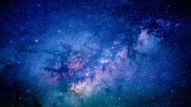 milky way galaxy in sky