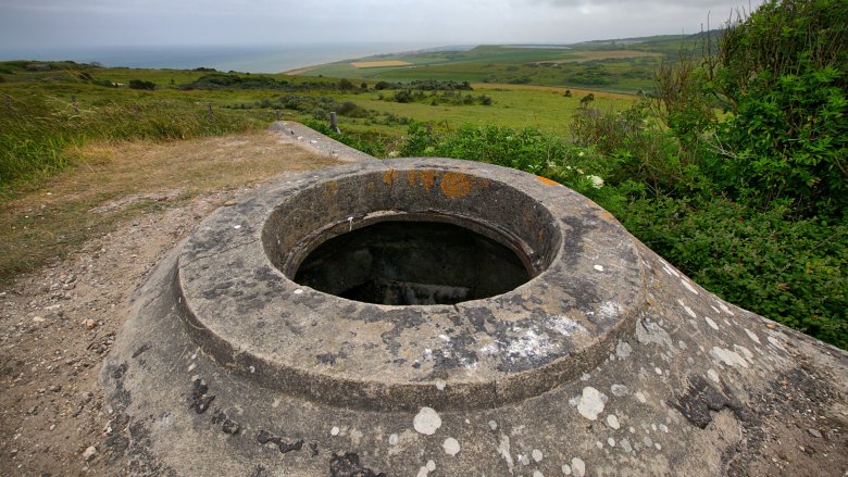 hole leading into bunker