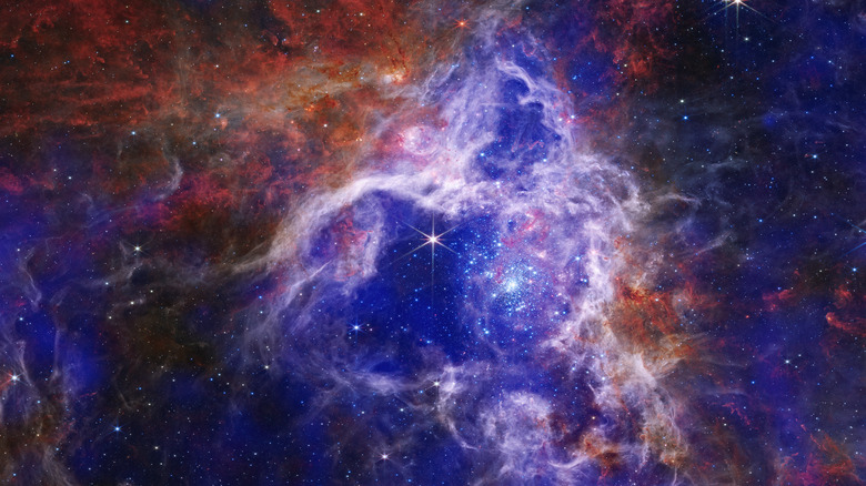 Tarantula Nebula James Webb image