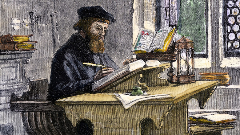 John Wycliffe at work 