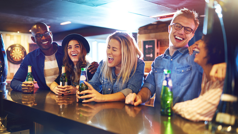 People at a bar