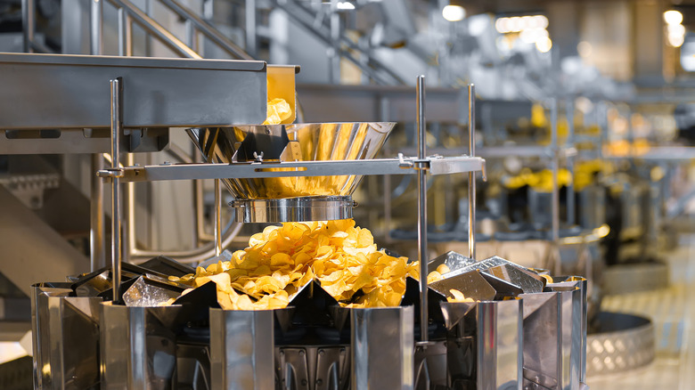 Potato chip factory