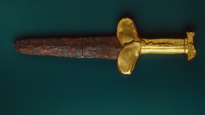 Rusted Scythian dagger