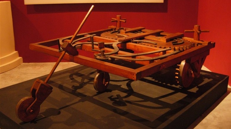 leonardo da vinci's self-propelled cart