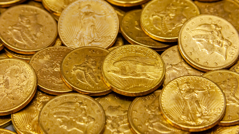 Gold eagle coins