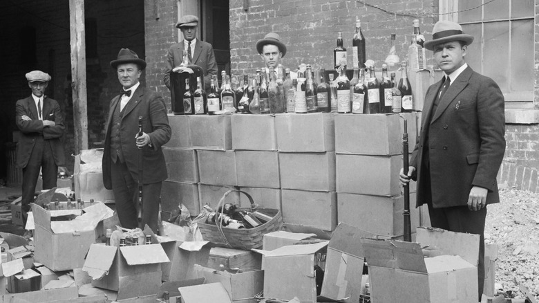 prohibition agents bust alcohol 