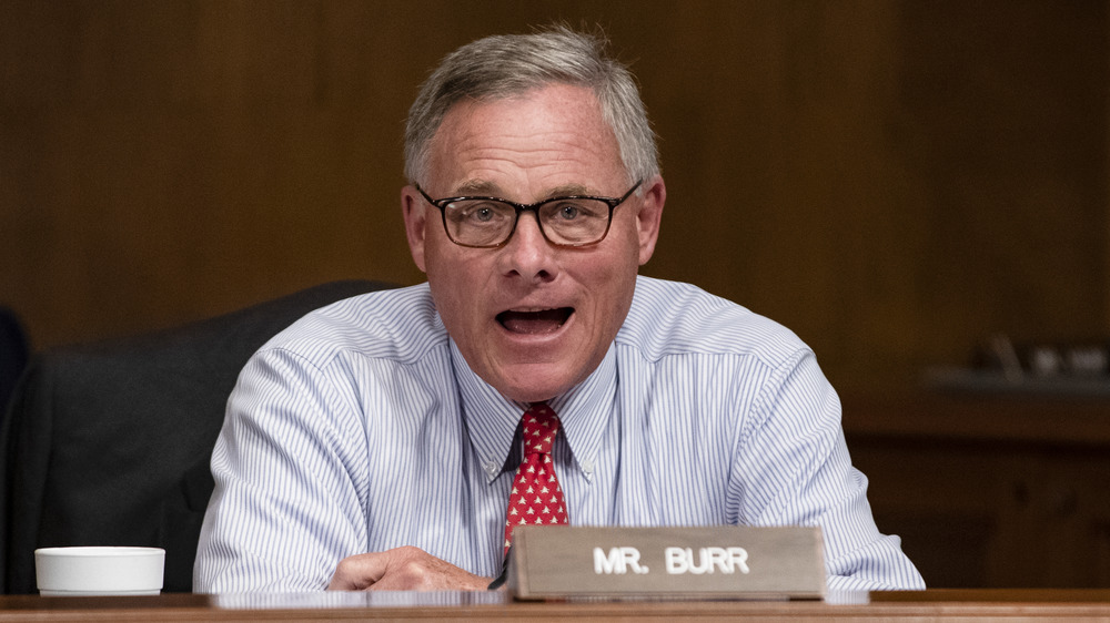 Richard Burr with mouth open