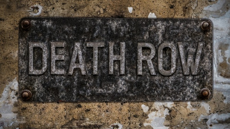 death row sign