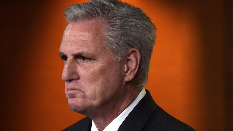 Kevin McCarthy frowns