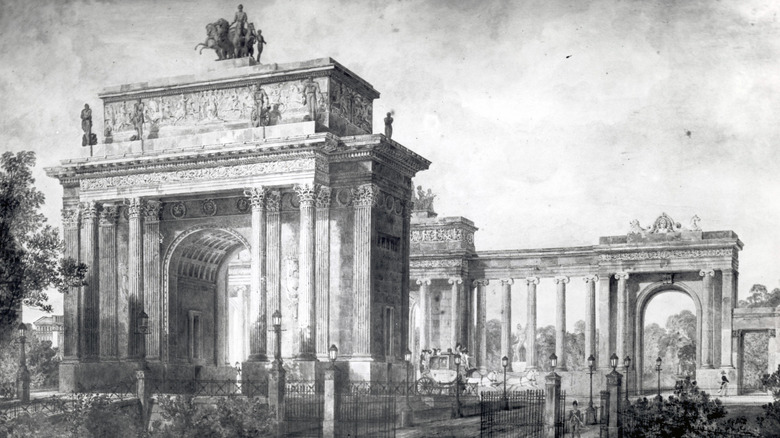 Wellington Arch drawing 