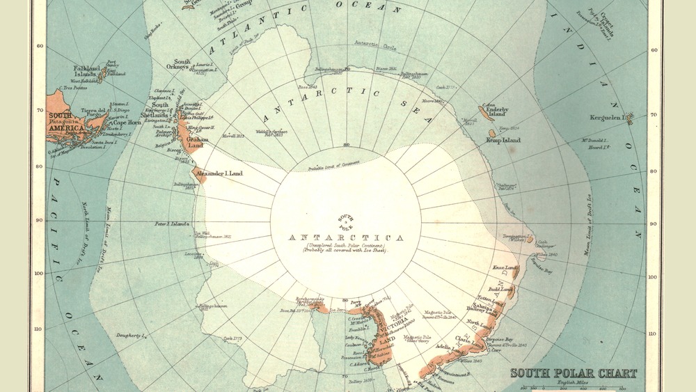 1902 Antarctica map