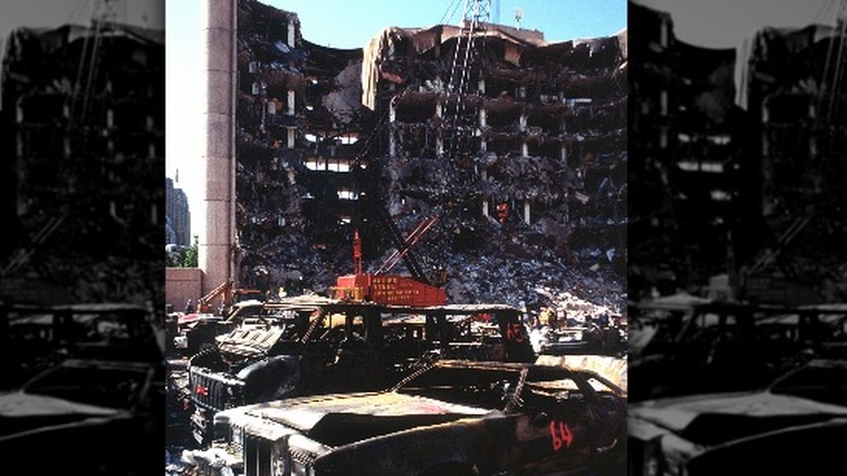 Photo of Oklahoma City bombing aftermath