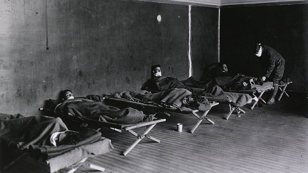 wwi soldiers, spanish flu