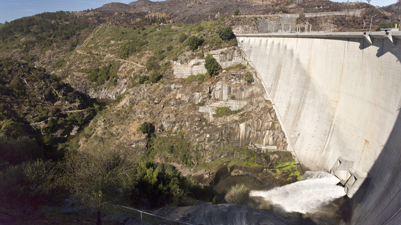 Alto Lindoso dam in Portugal