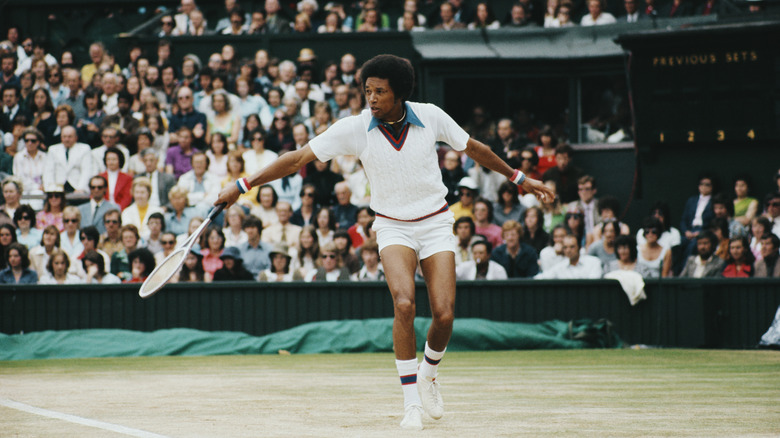 Arthur Ashe at Wimbledon