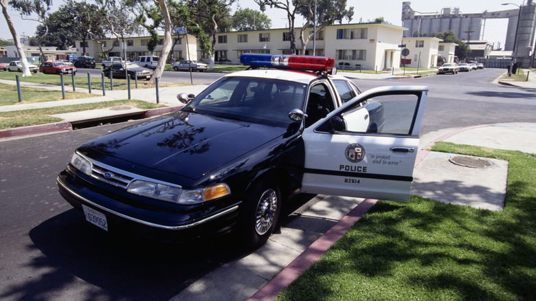 An LAPD car