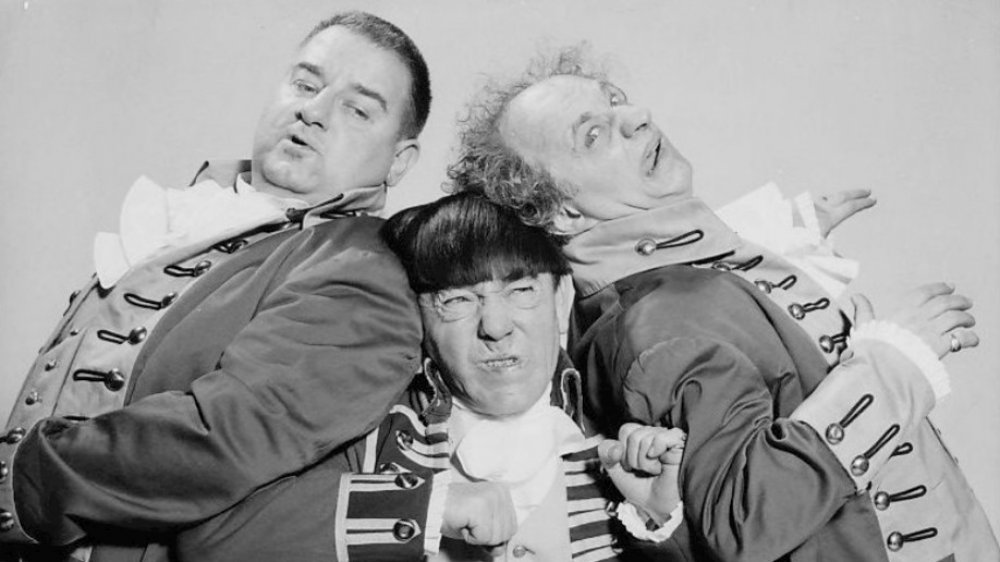 Joe DeRita, Moe Howard, Larry Fine