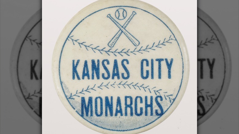 Kansas City Monarchs Logo blue baseball design