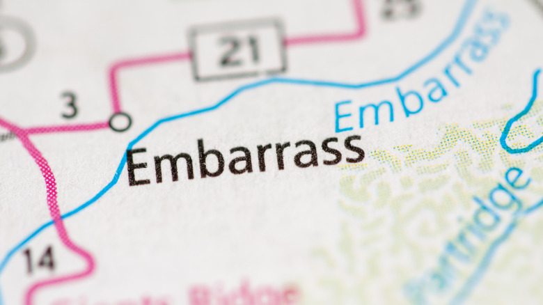 Embarrass, Minnesota on a map