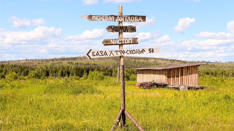 Dyatlov Pass sign