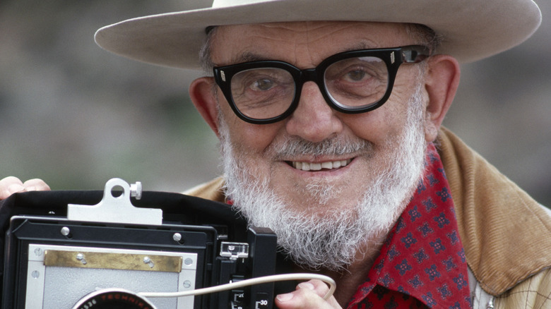 Ansel Adams in glasses