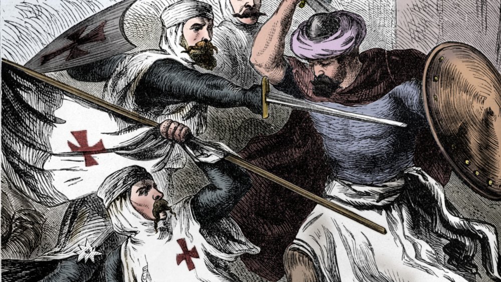 Knight Templar in battle