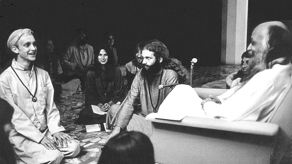 Rajneesh and disciples