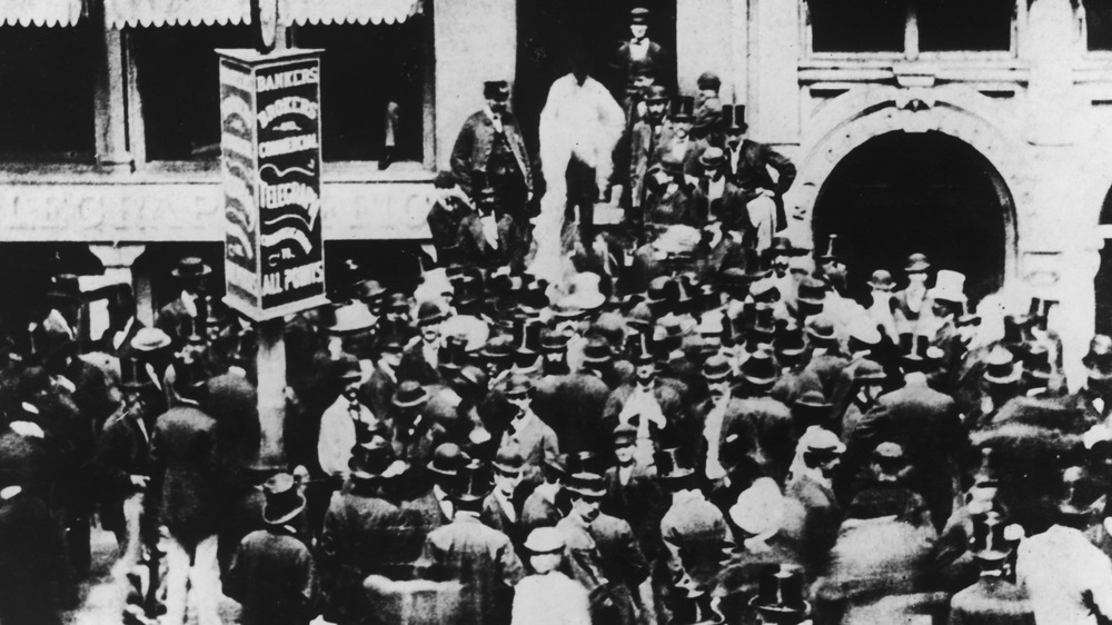 New York Stock Exchange, 1863.