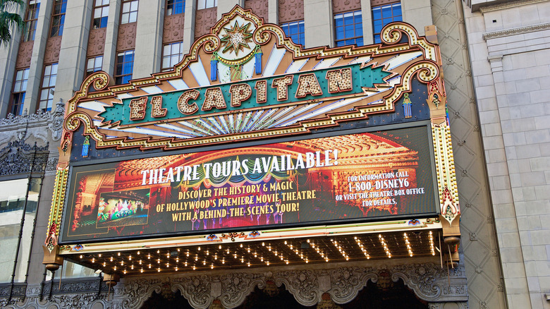 El Capitan Theater marquee