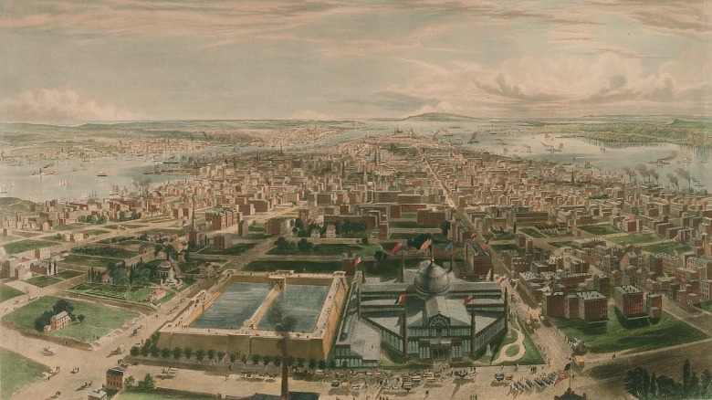 New York, 1855. From the Latting Observatory.