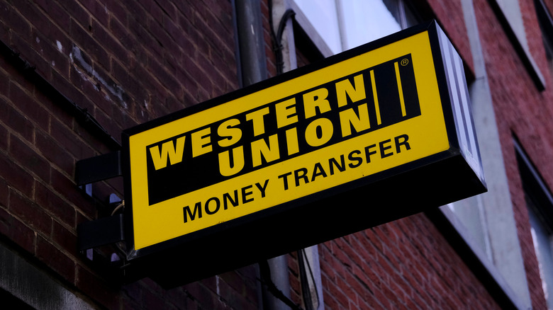 Western Union sign