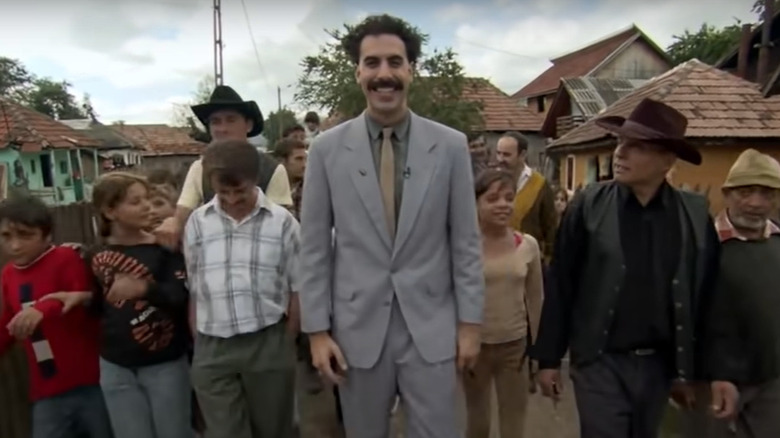 screenshot from first borat movie