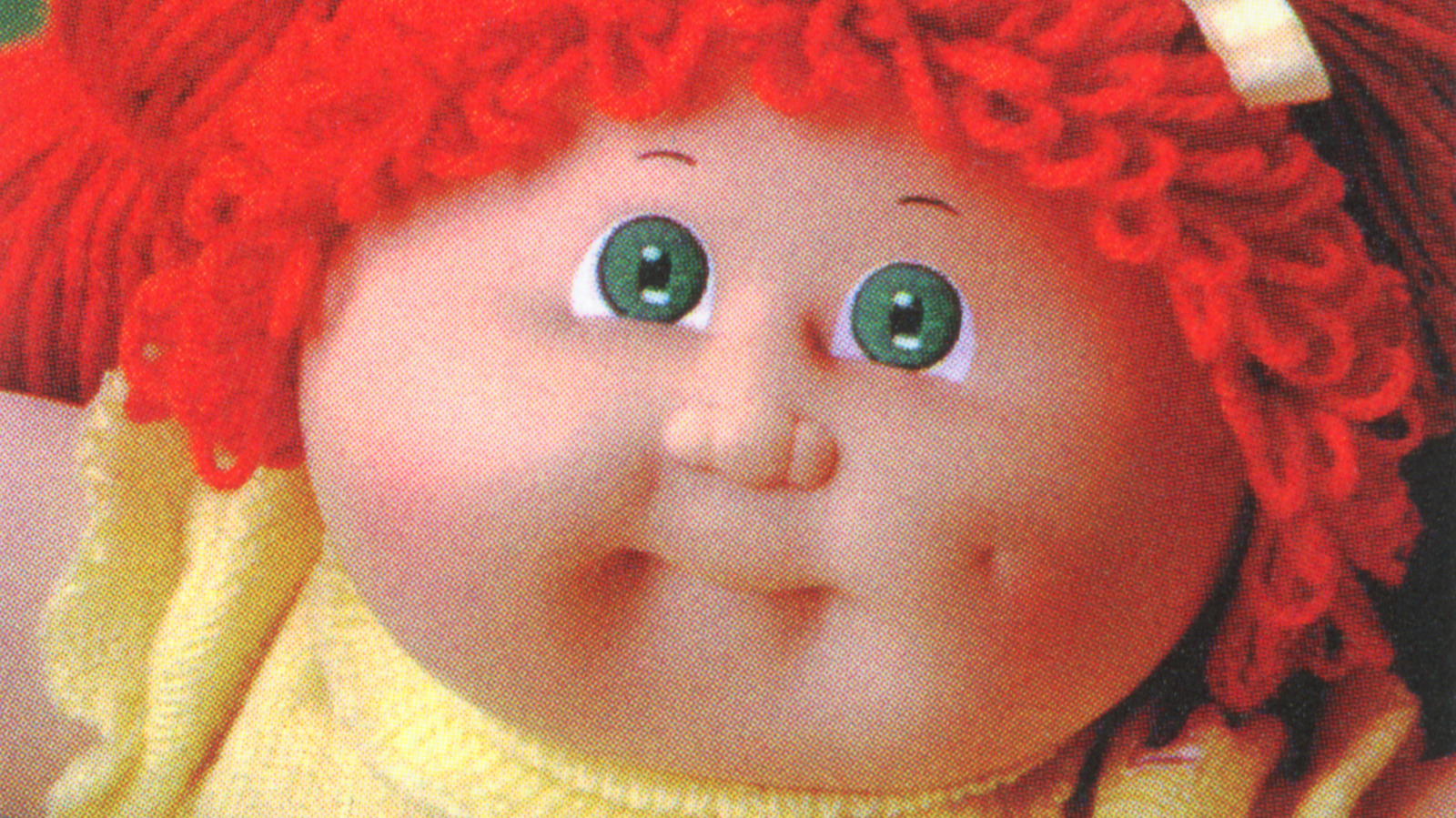 Red cabbage patch store kid