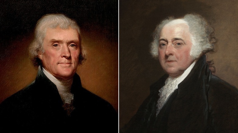 presidents Jefferson and Adams