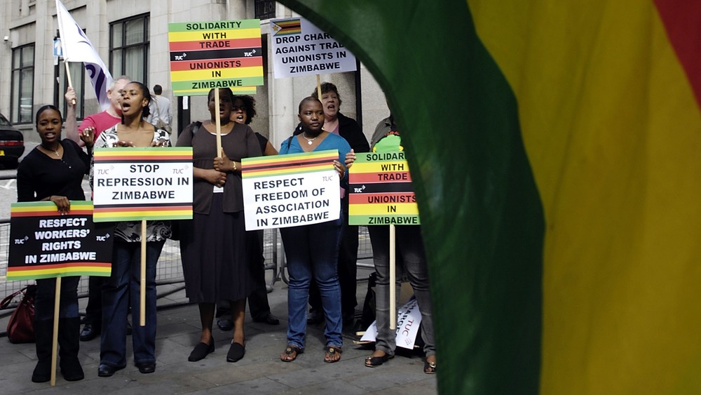 Zimbabwean protestors