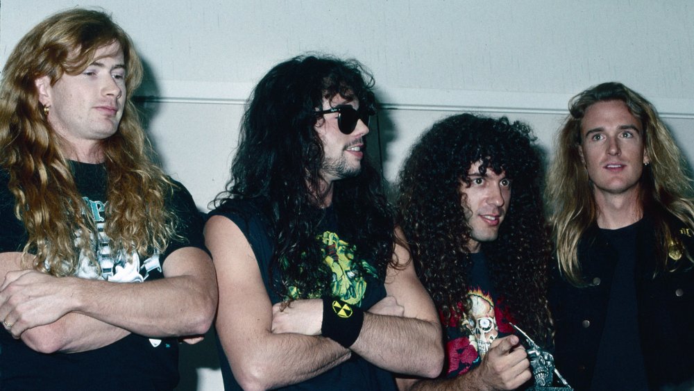 Megadeath pictured in a photo from 1991