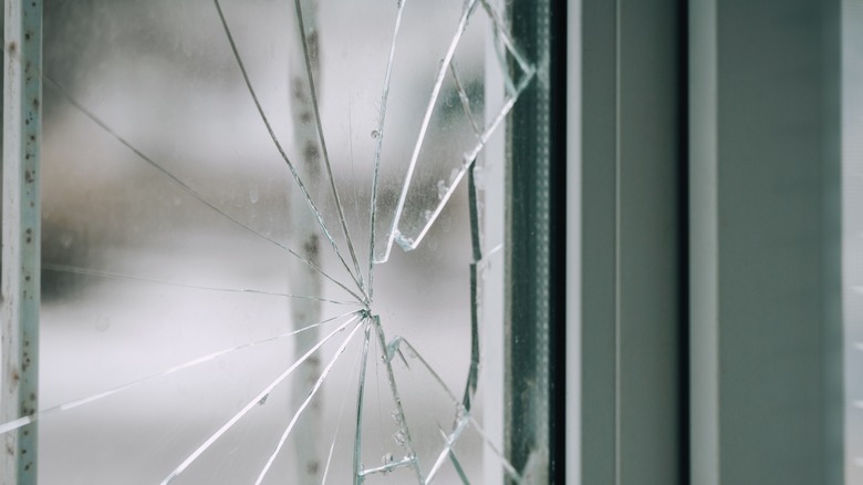 Broken window