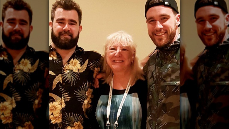 Donna, Travis, and Jason Kelce