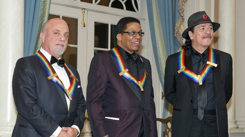 Billy Joel, Herbie Hancock, Carlos Santana 