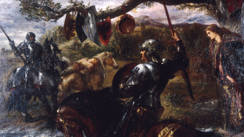 Painting of Sir Lancelot
