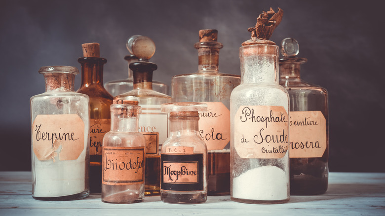 Apothecary bottles