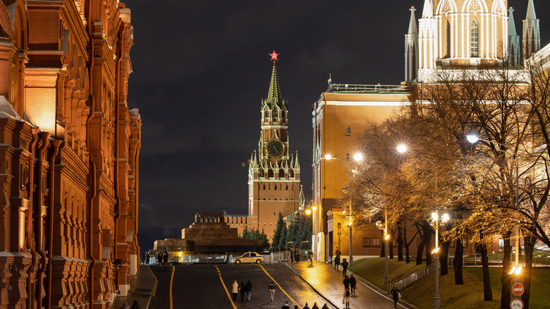 Moscow at night