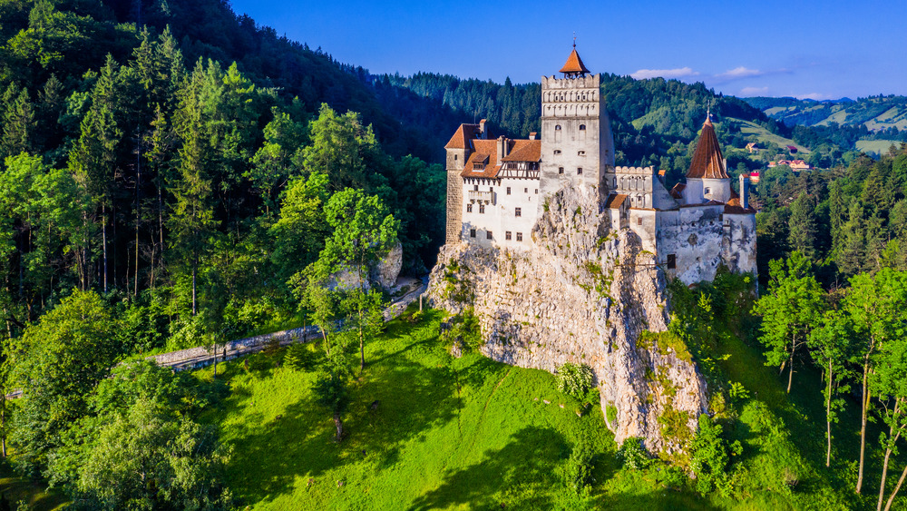 The medieval castle of Bran, known for the myth of Dracula