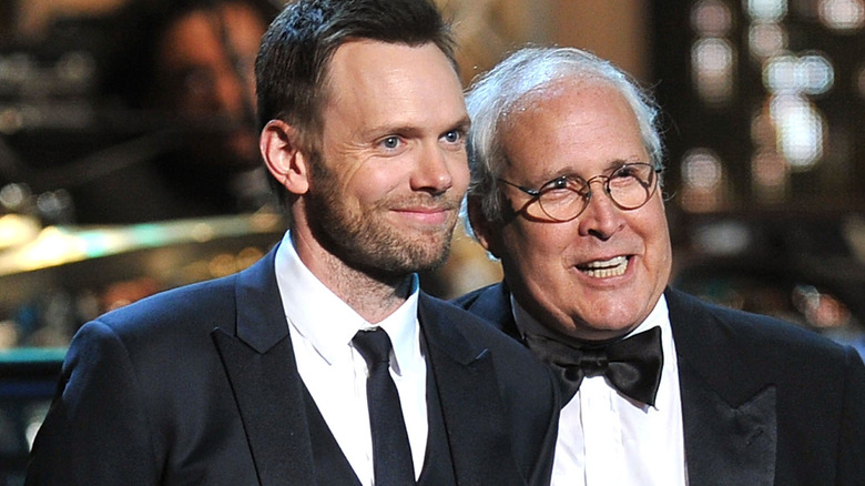 Chevy Chase Joel McHale tuxedos