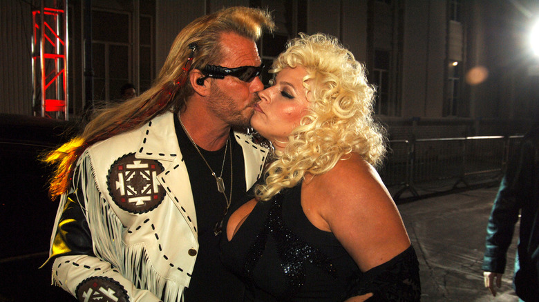 Duane Chapman kissing his wife Beth