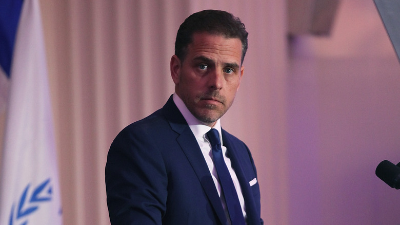 Hunter Biden in a suit