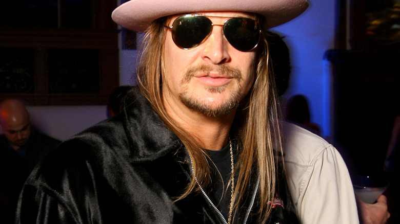 Kid Rock in a fur coat