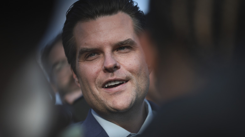 Matt Gaetz outside the Capitol