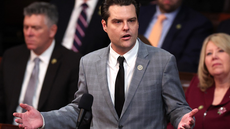 Matt Gaetz speaking in the House